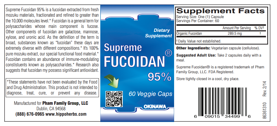 Supreme Fucoidan 95% hỗ trợ ung thư