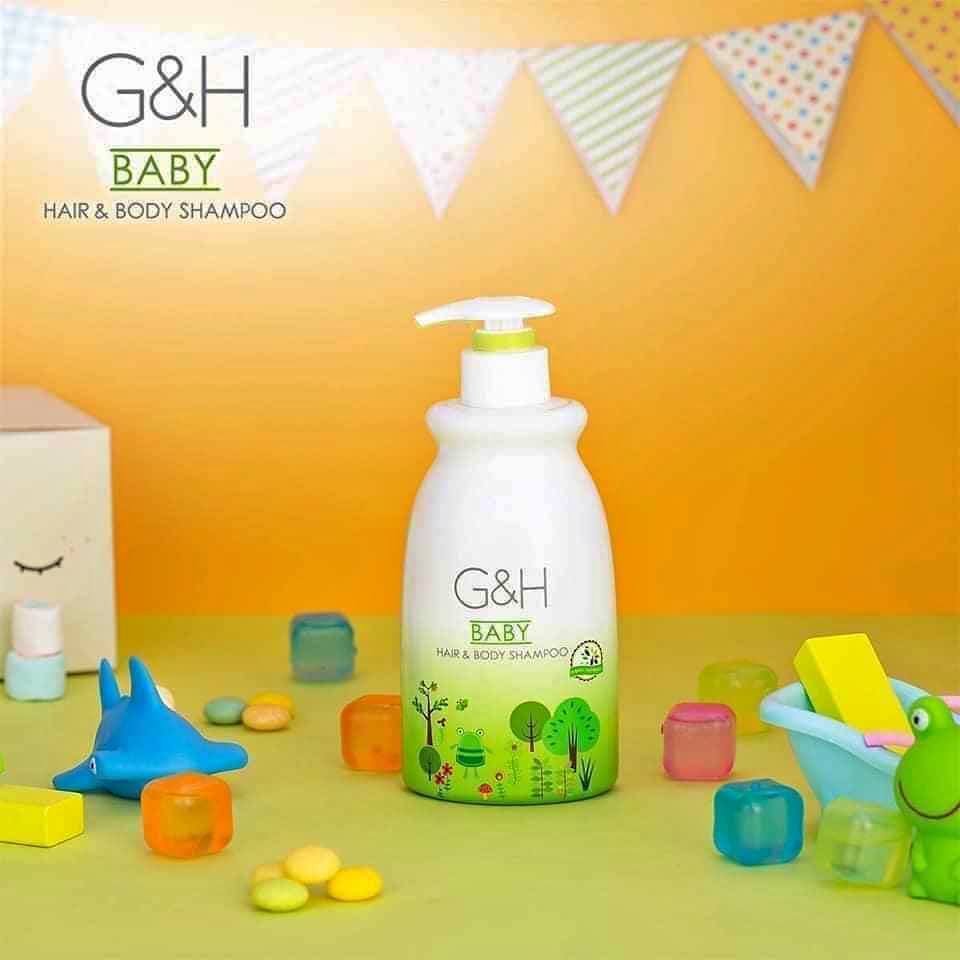 thành phần Sữa Tắm - Gội Em Bé Amway G&H Baby Hair & Body Shampoo 400 ml